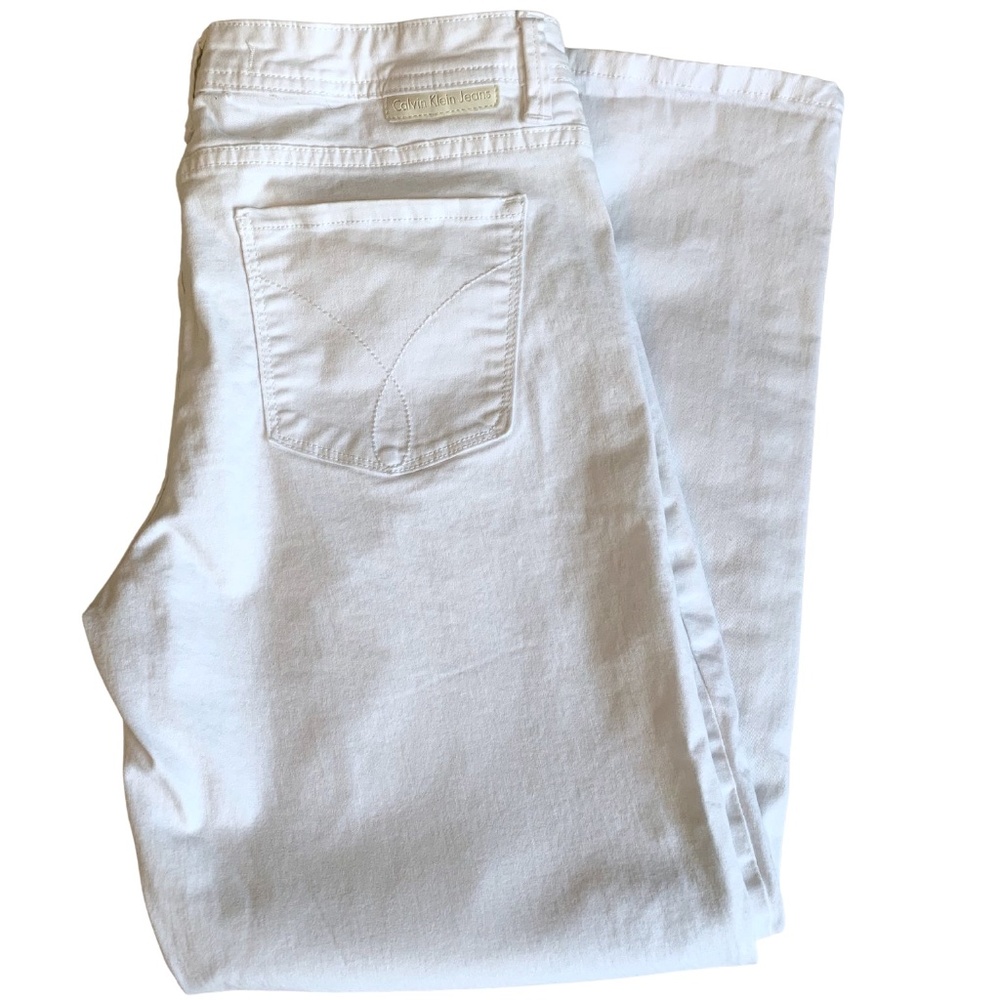 Calvin Klein White Jeans Size 8